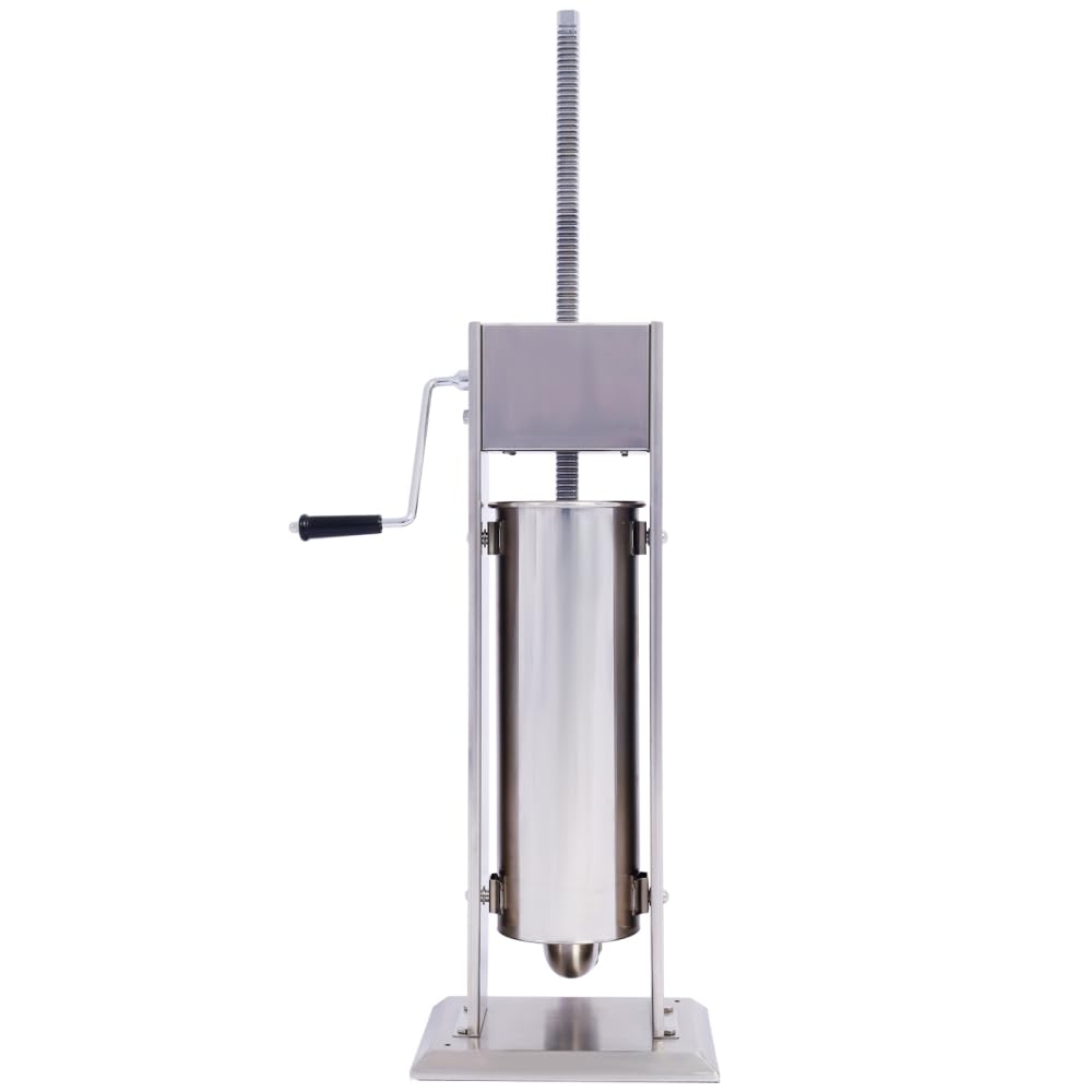 Vertical Stainless Steel Manual Sausage Stuffing Machine with 4 Filling Tubes N386362