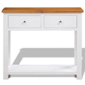 Solid Oak Wood Console Table W7599