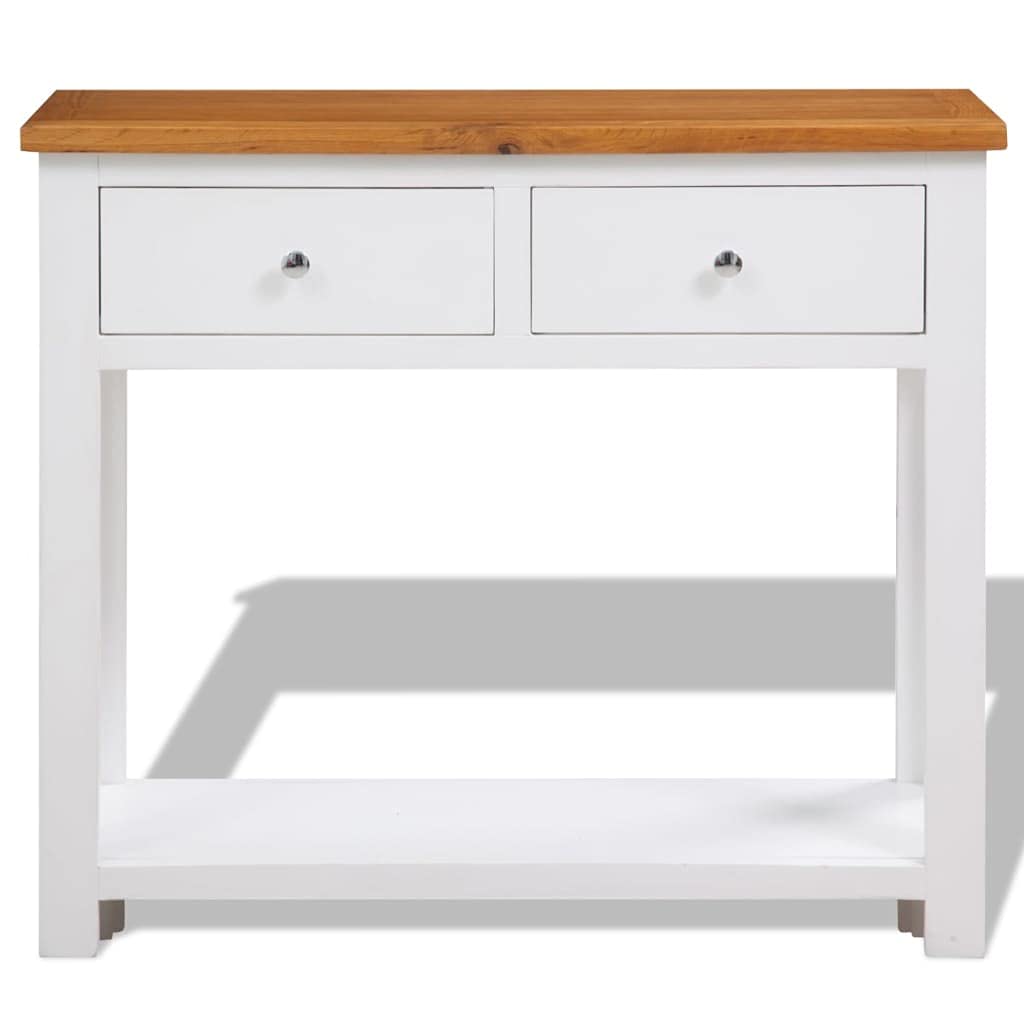 Solid Oak Wood Console Table W7599
