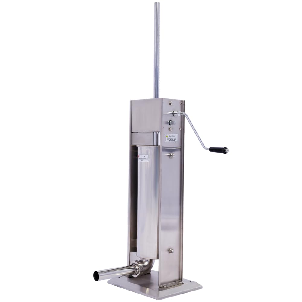 Vertical Stainless Steel Manual Sausage Stuffing Machine with 4 Filling Tubes N386362