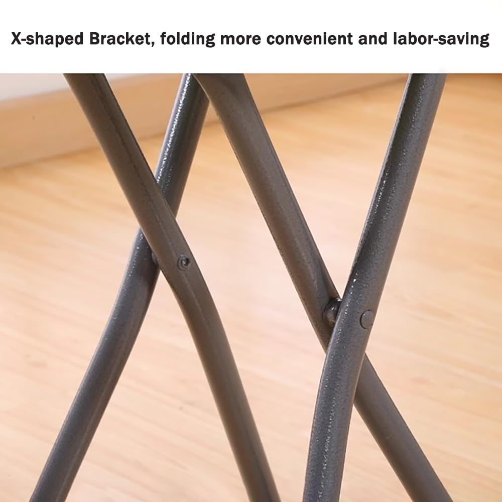 18 Inch Folding Stool with Footrest A56925