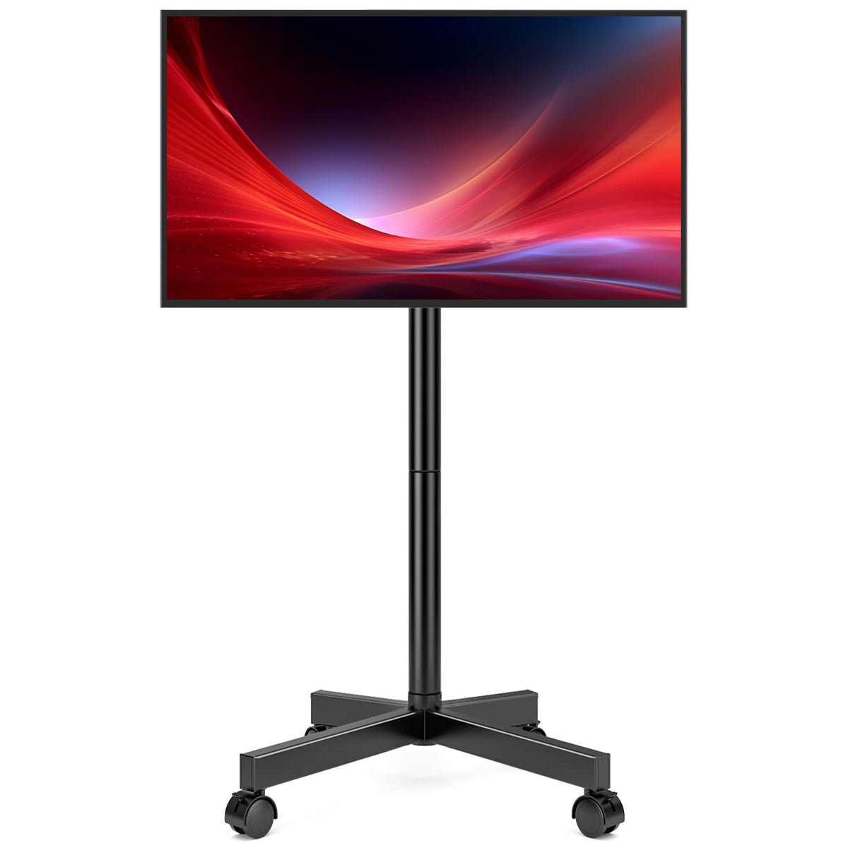 Mobile TV Stand for 23-60 Inch Flat Curved Screen TVs with Wheels M27049