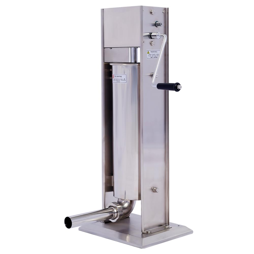 Vertical Stainless Steel Manual Sausage Stuffing Machine with 4 Filling Tubes N386362
