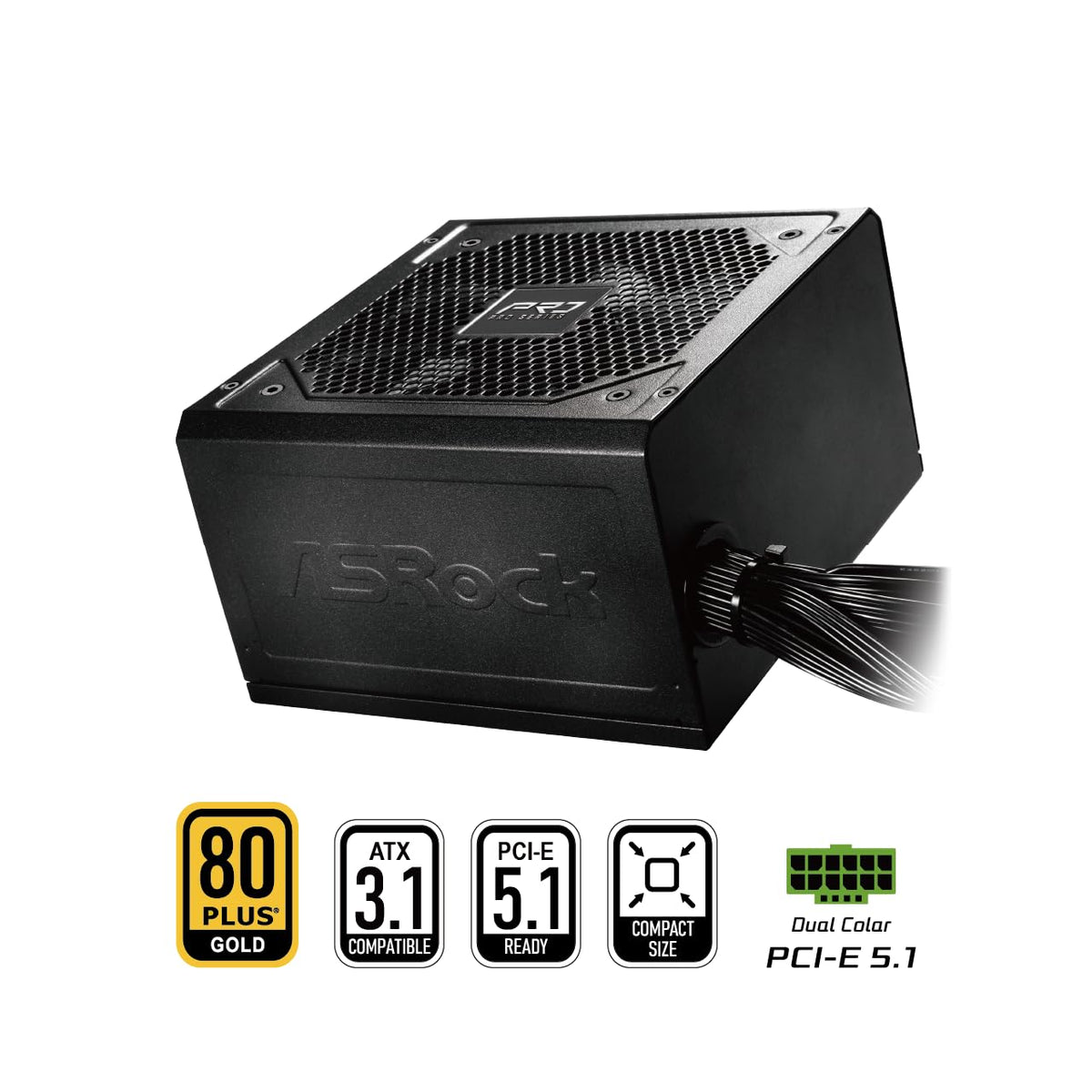 750W 80 Plus Gold Certified ATX 3.1 Power Supply U39485
