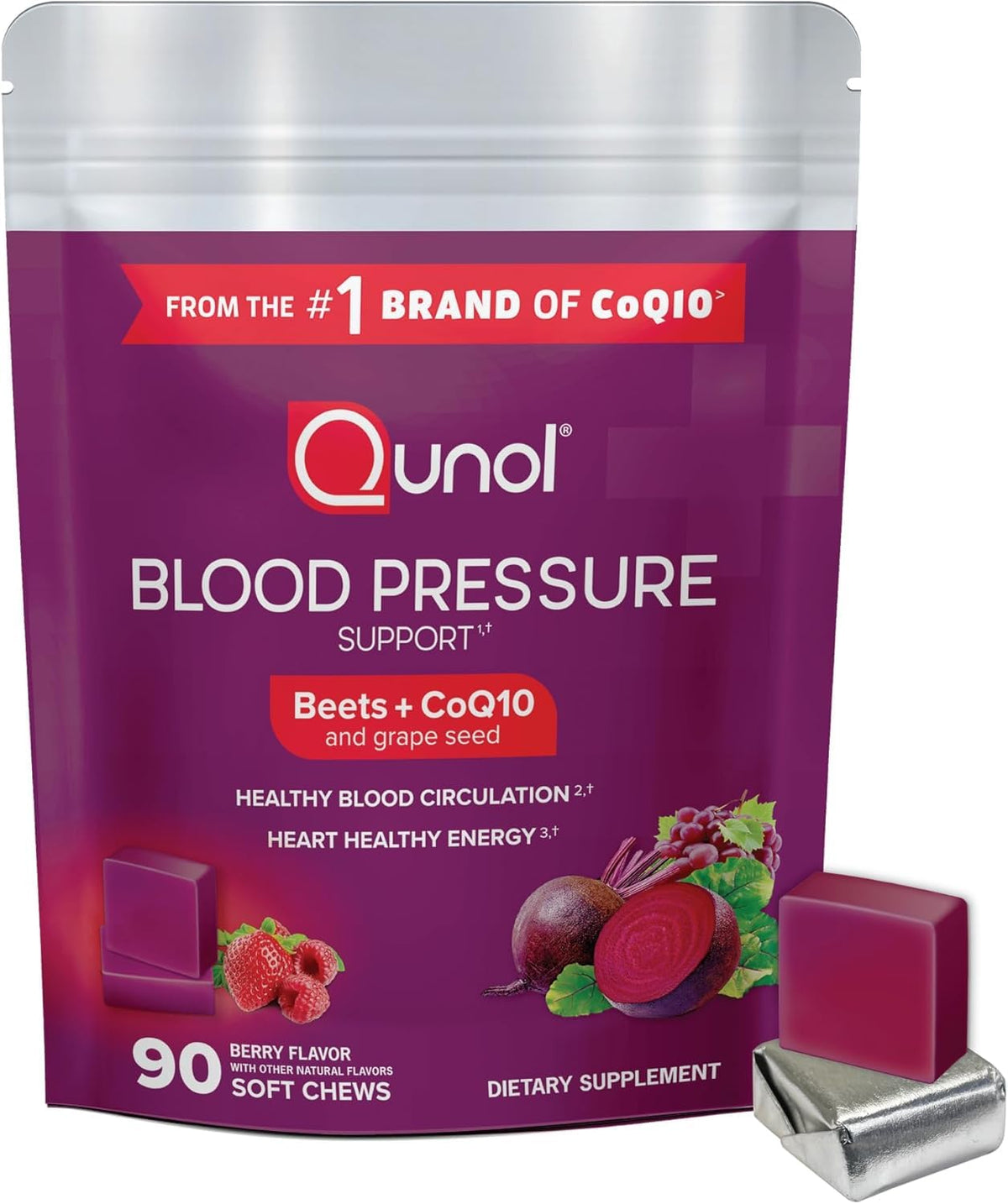 Beet Root Chews with CoQ10, 90ct W853