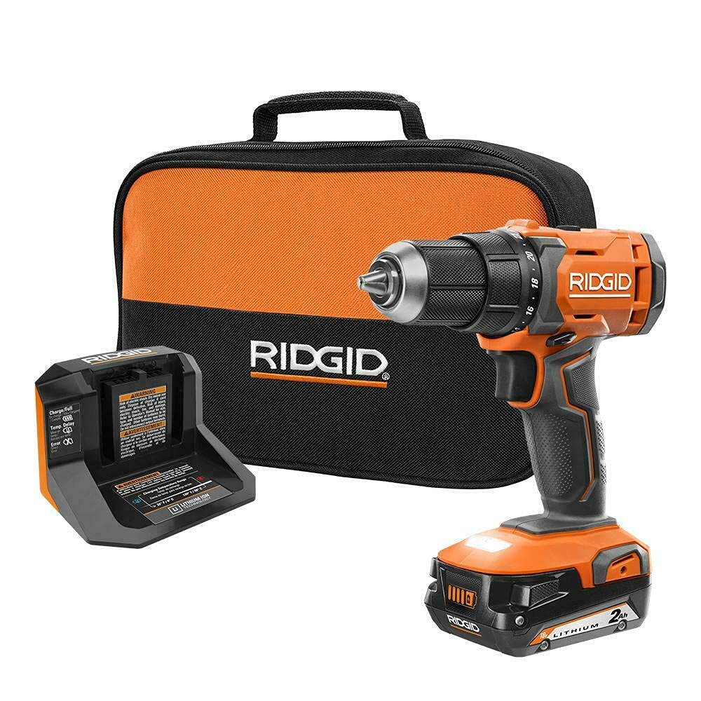 18V Cordless 1/2 in. Drill/Driver Kit with Battery and Charger A873997