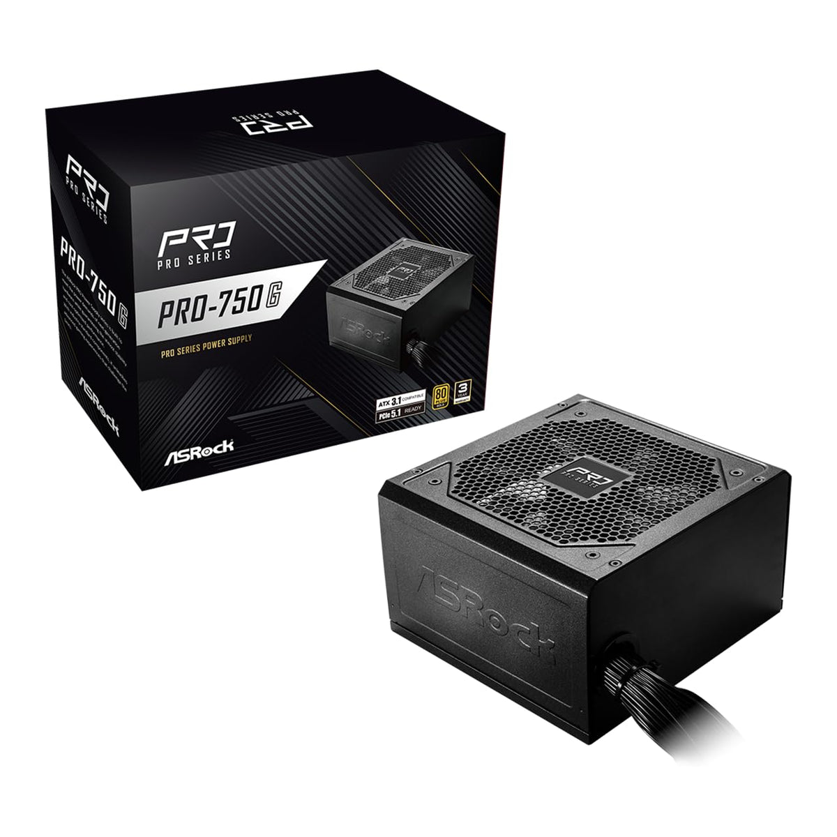 750W 80 Plus Gold Certified ATX 3.1 Power Supply U39485