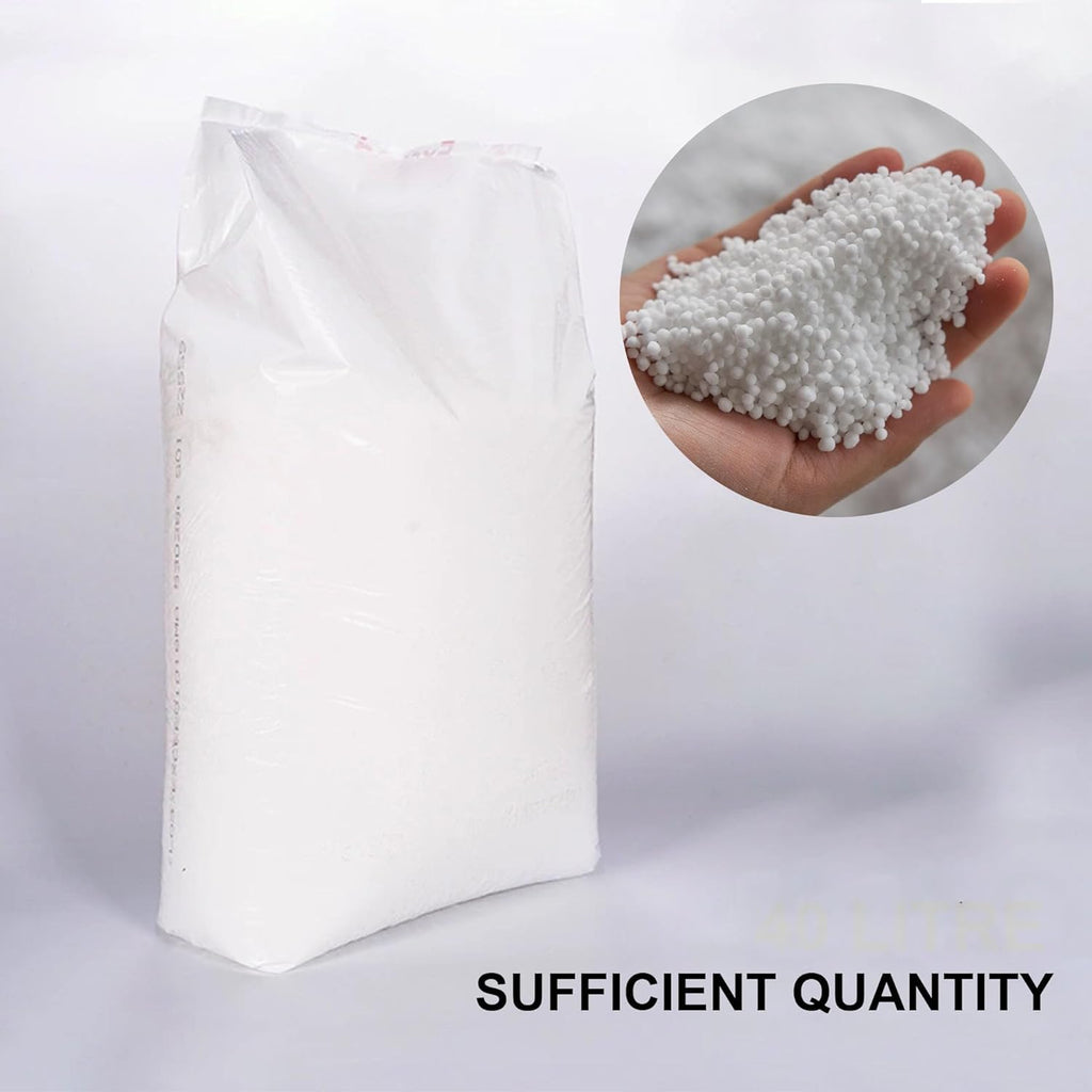 40 Liters White EPS Foam Beads Filler X937991