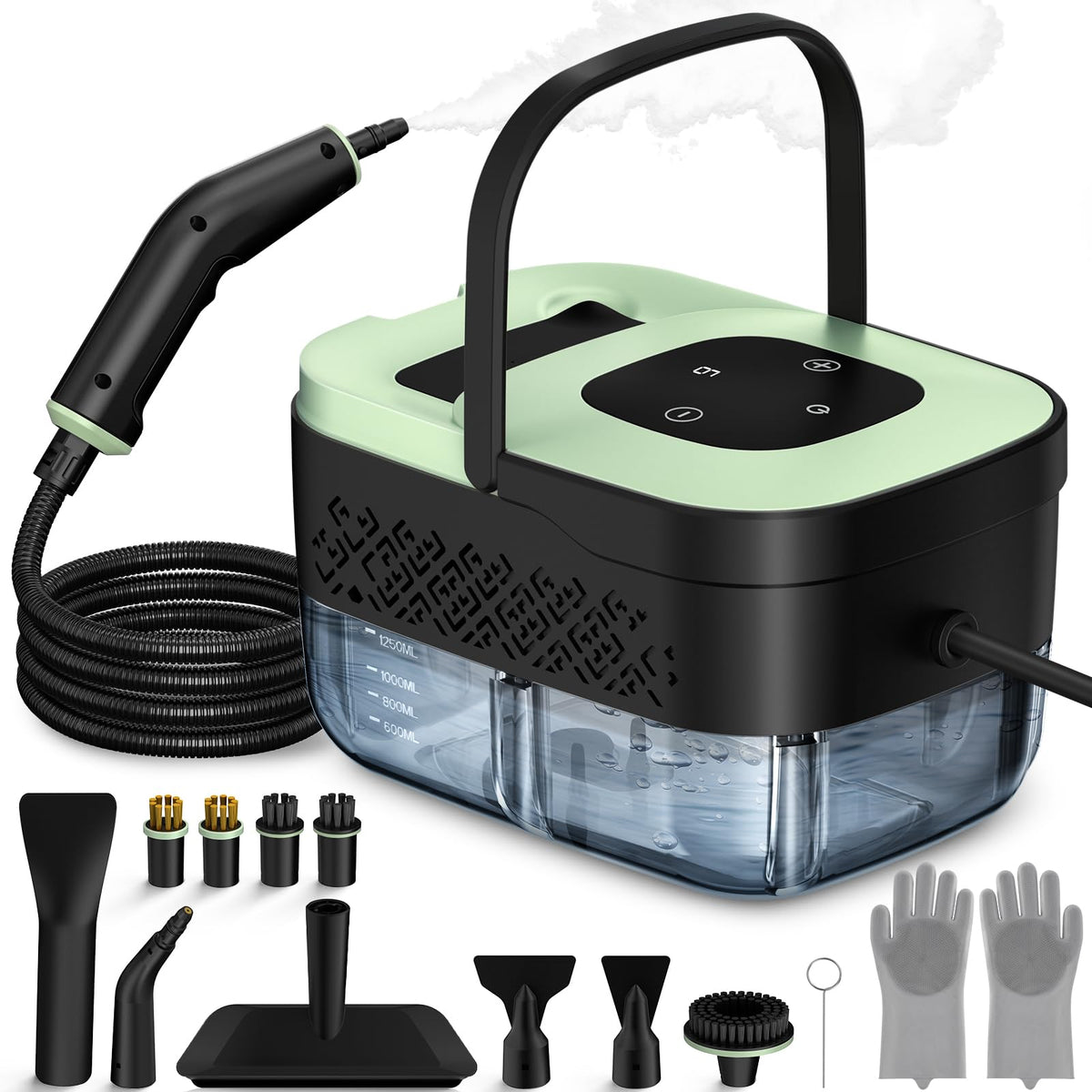 Portable Handheld Steam Cleaner with 16pcs Accessories U359088
