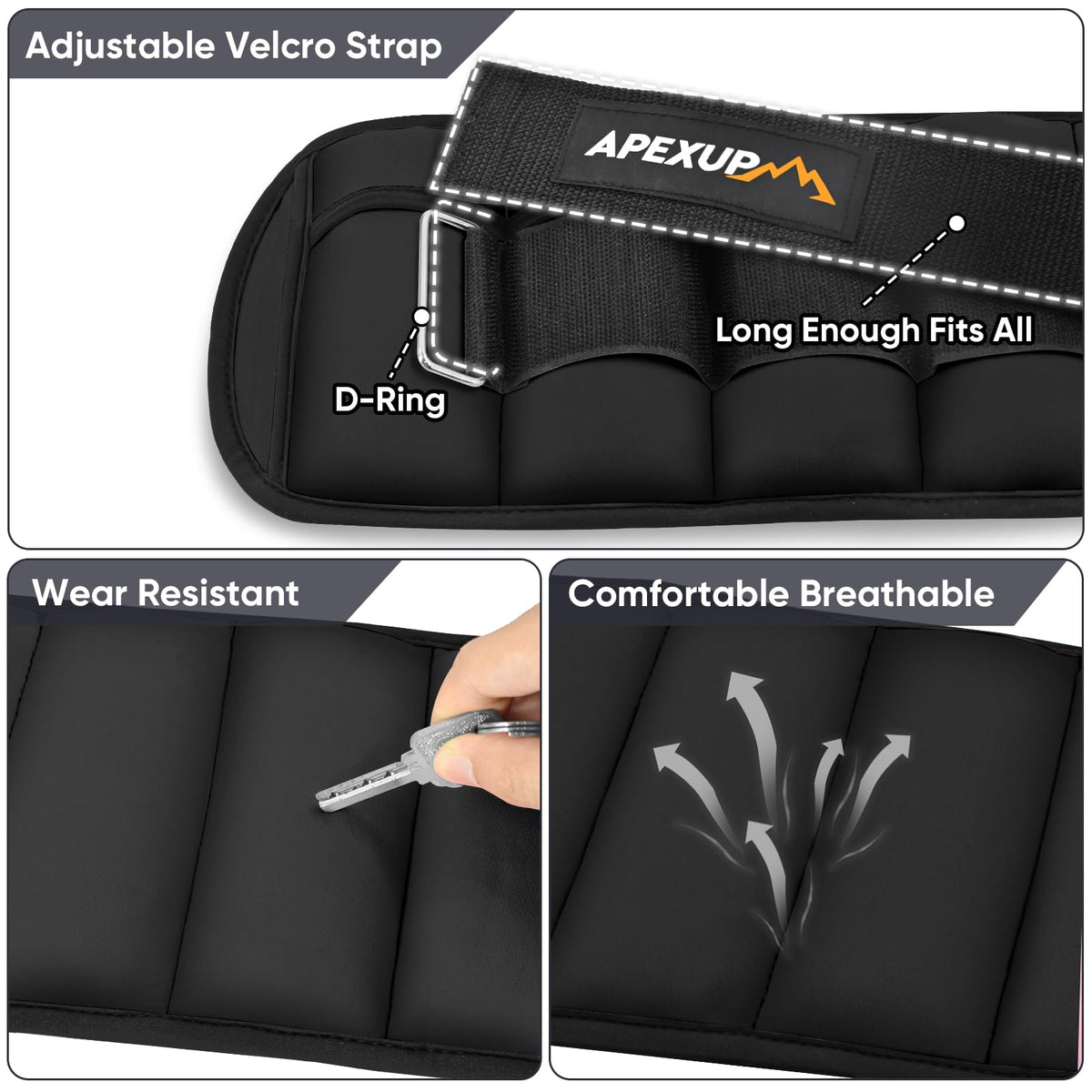 Adjustable Ankle Weights and Weighted Vest A82892