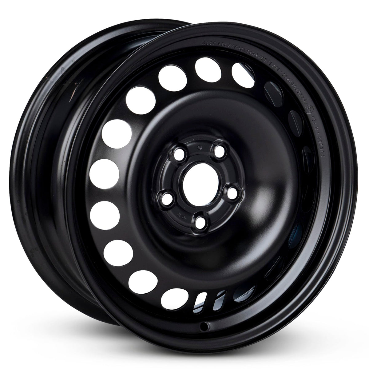 16 Inch Black Painted Steel Rim Q832540