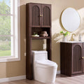 72" Over The Toilet Wooden Bathroom Storage Cabinet T522332