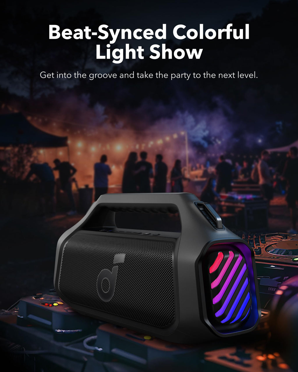 Portable Bluetooth Speaker, 140W, IPX7 B884