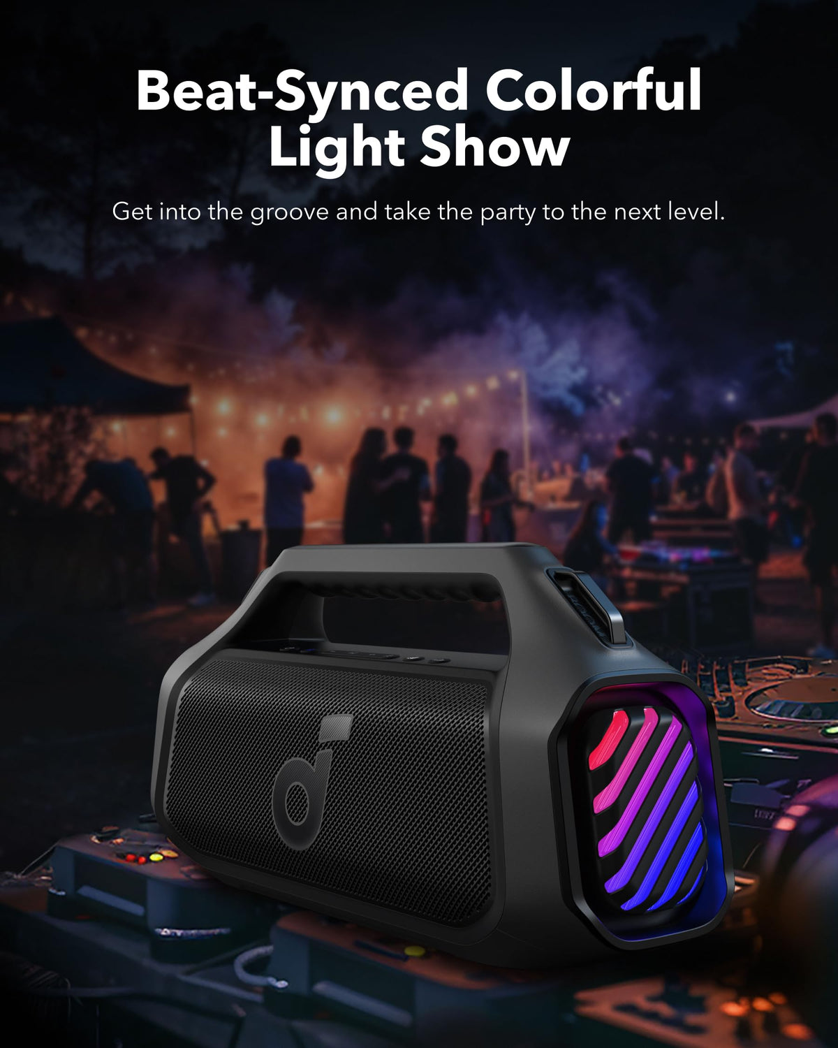 Portable Bluetooth Speaker, 140W, IPX7 B884