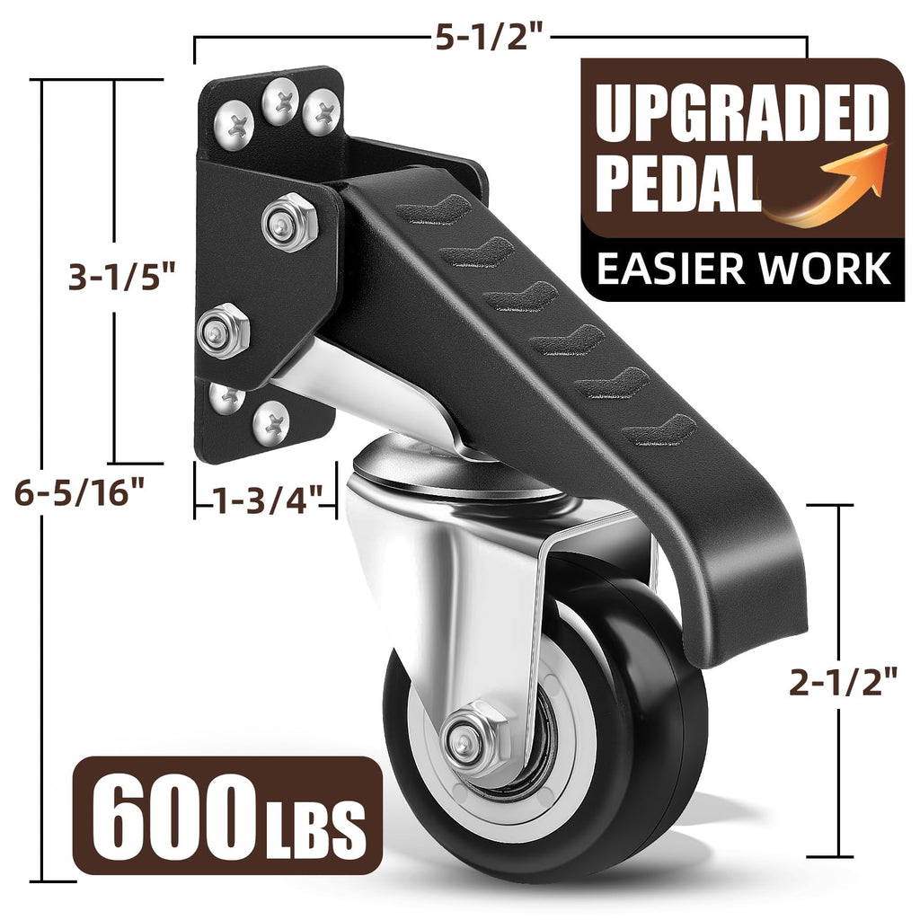 Workbench Casters Kit 600Lbs 4P Z416