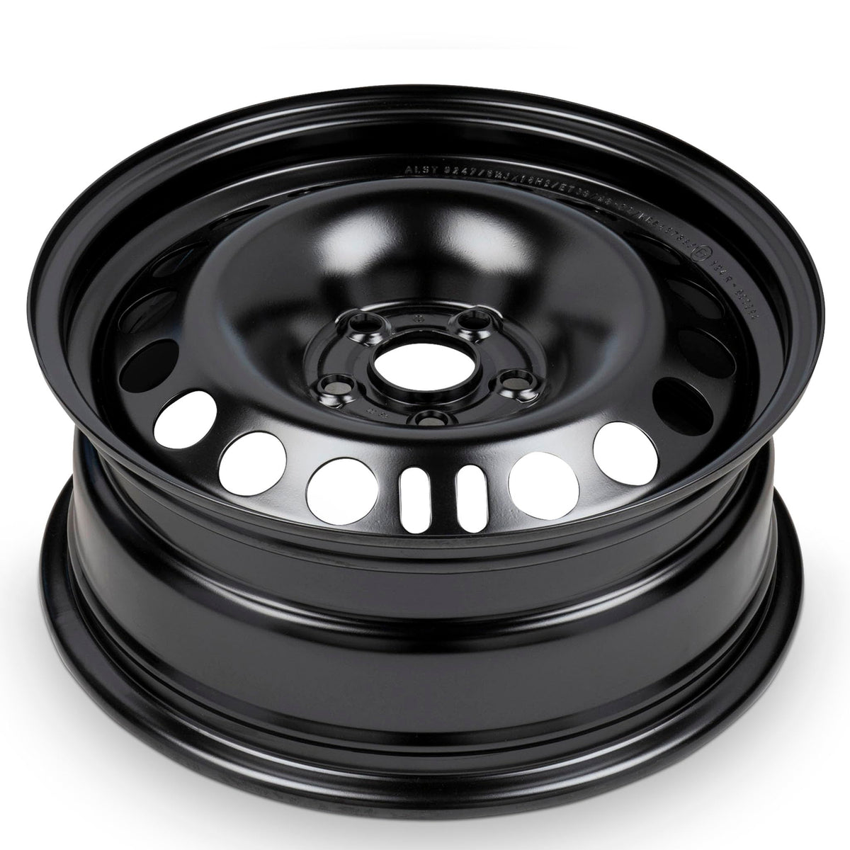 16 Inch Black Painted Steel Rim Q832540