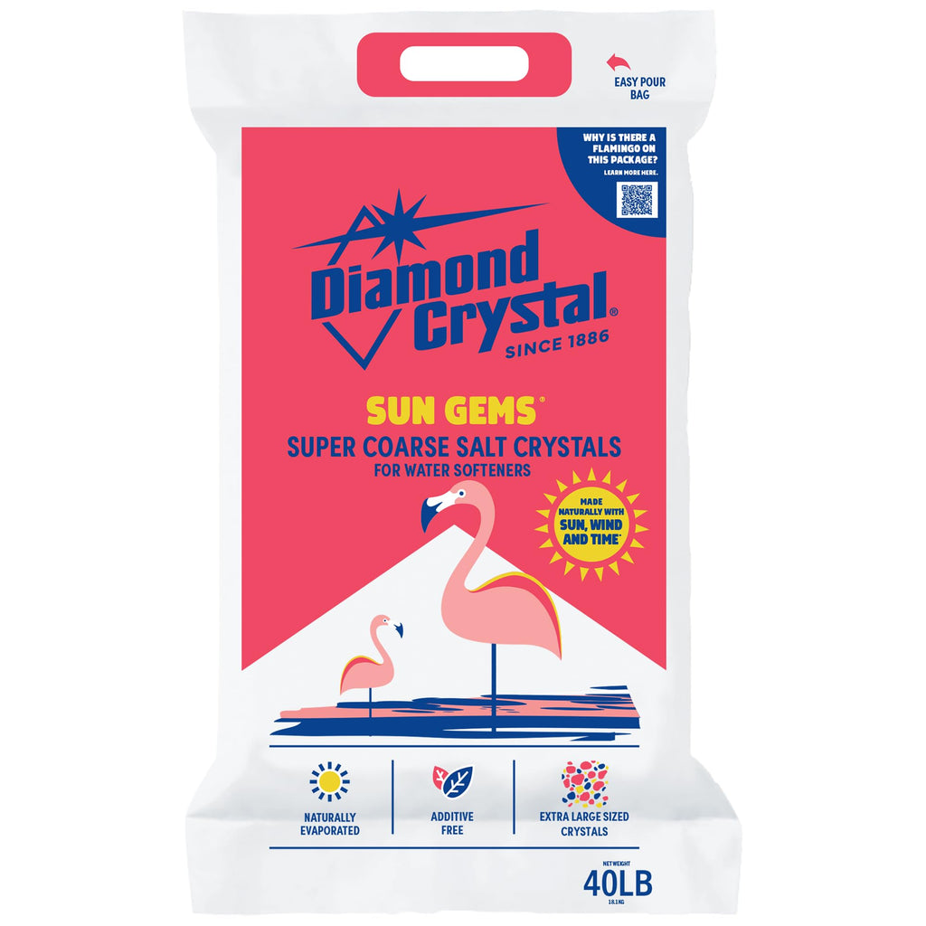 4 Pack Super Coarse Water Softener Salt, 40 Pounds D408