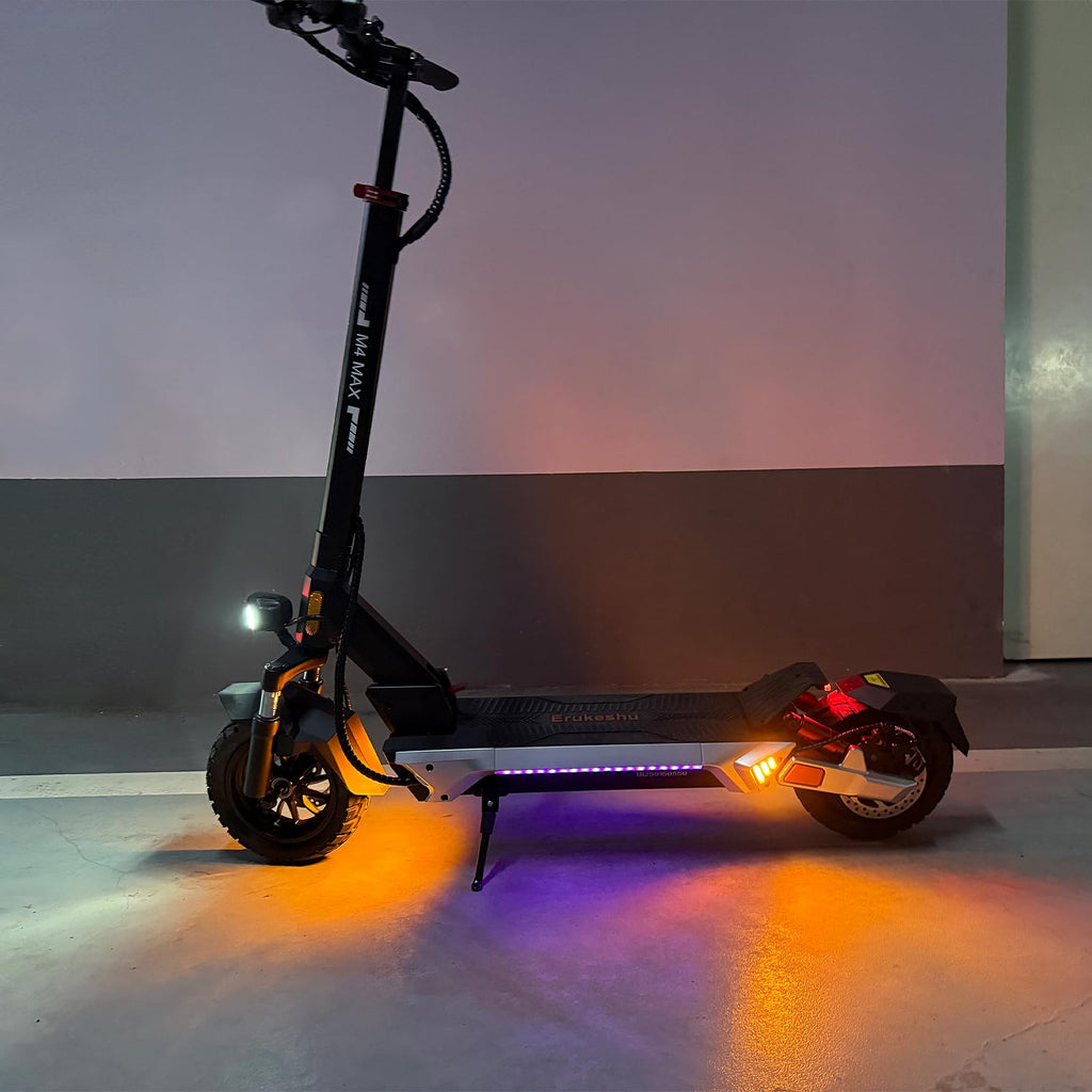 Electric Scooter 1600/4000/6000W Motor 50 Miles Range 10" Off Road Tire Folding E-Scooter with Detachable Seat Y825