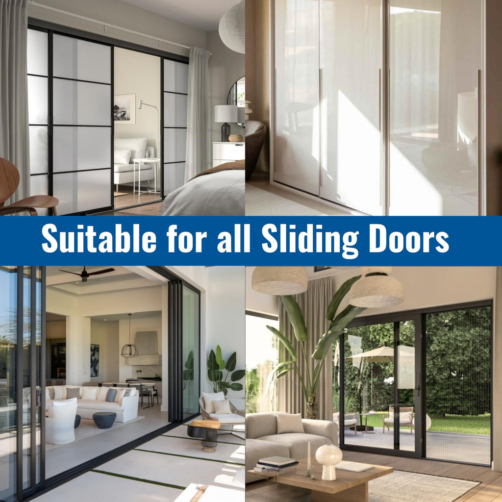 White Vinyl Sliding Screen Door Track U1300