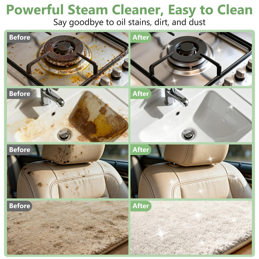 Portable Handheld Steam Cleaner with 16pcs Accessories U359088