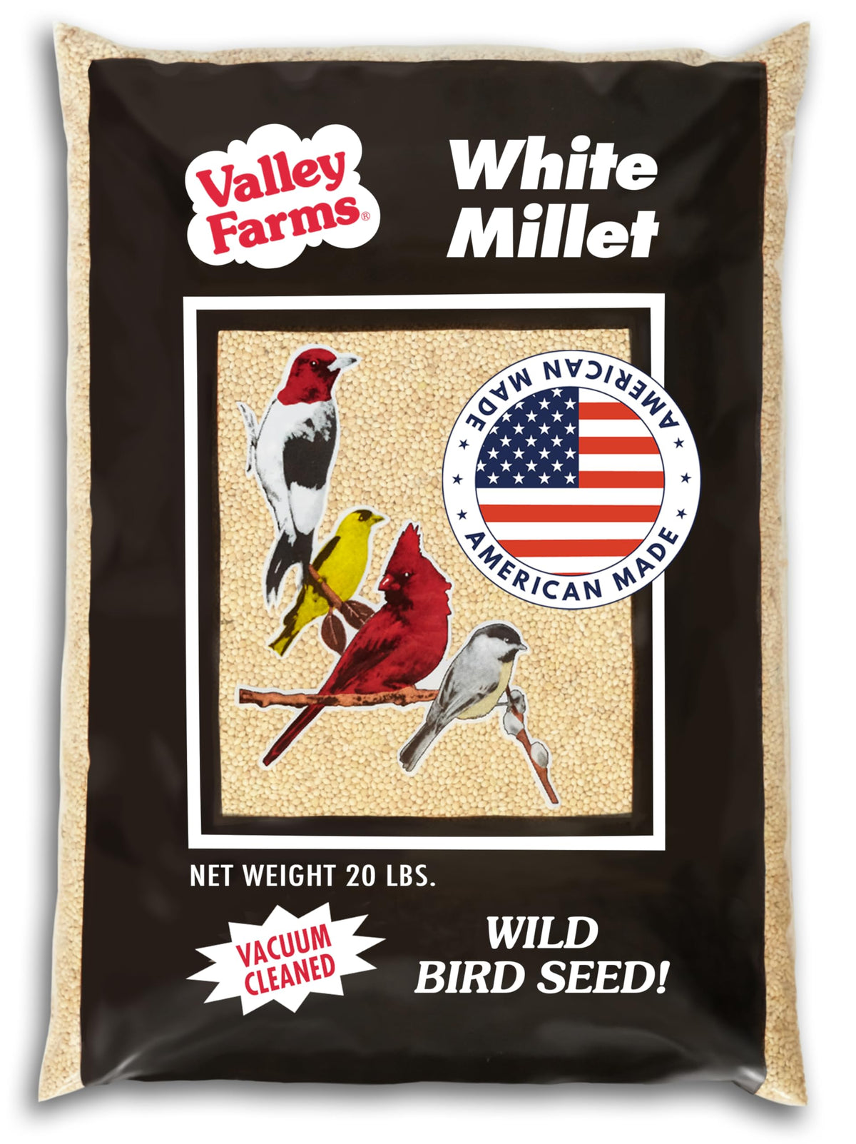 White Millet Wild Bird Seed 20 LB B5189