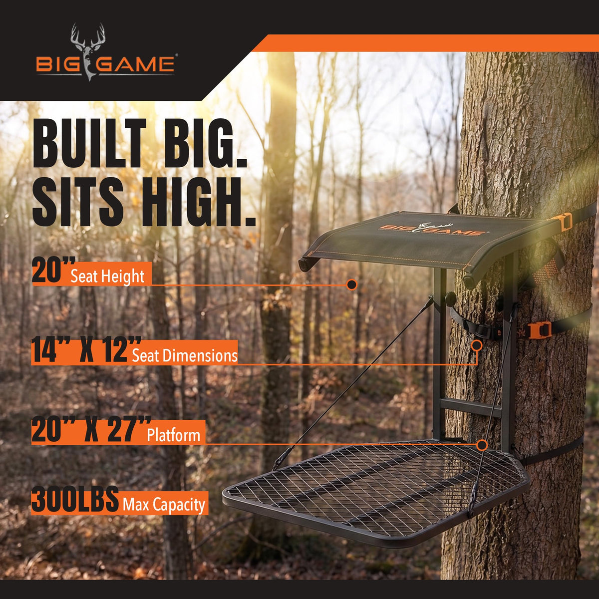 1-Person Hang-On Treestand with Seat L776737
