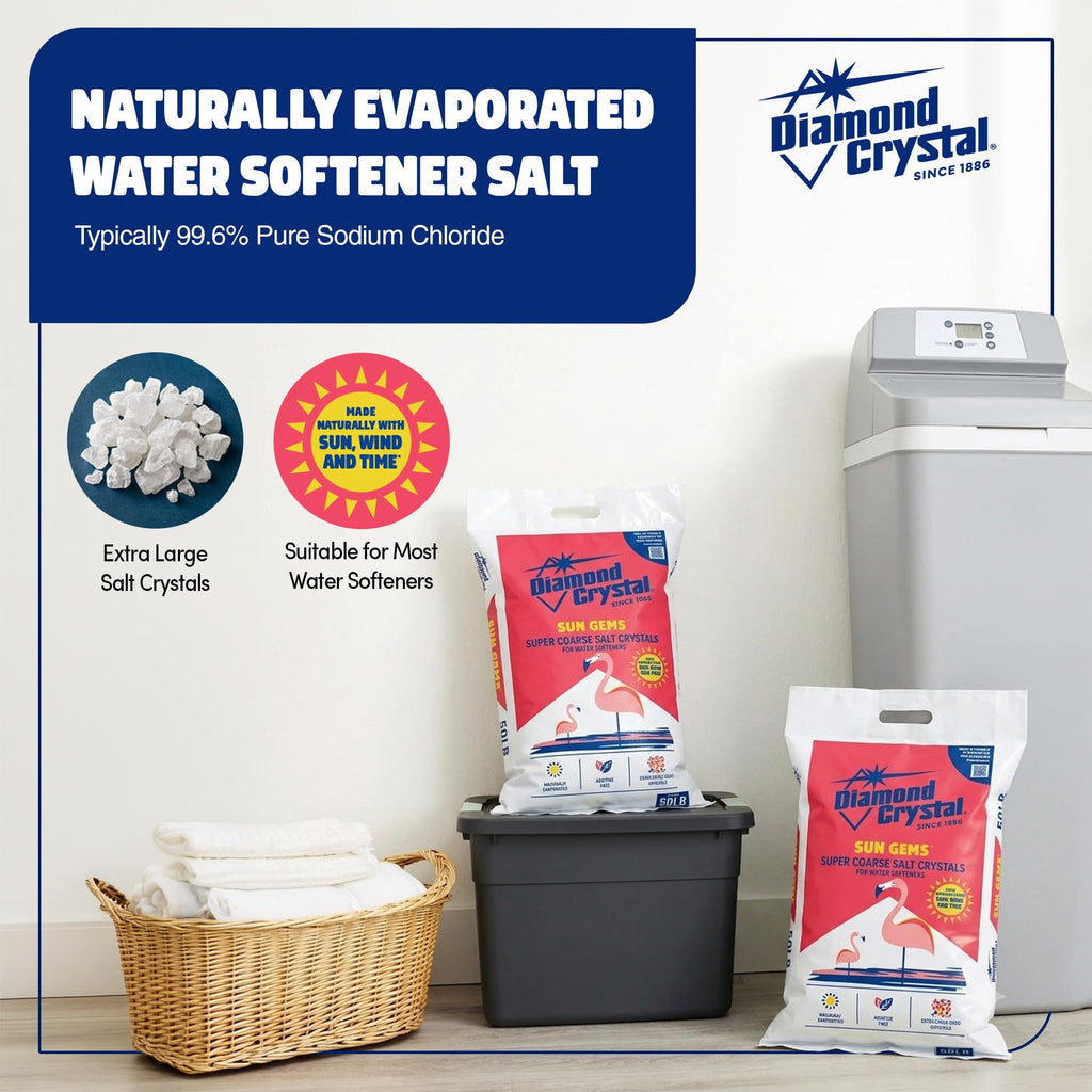 4 Pack Super Coarse Water Softener Salt, 40 Pounds D408