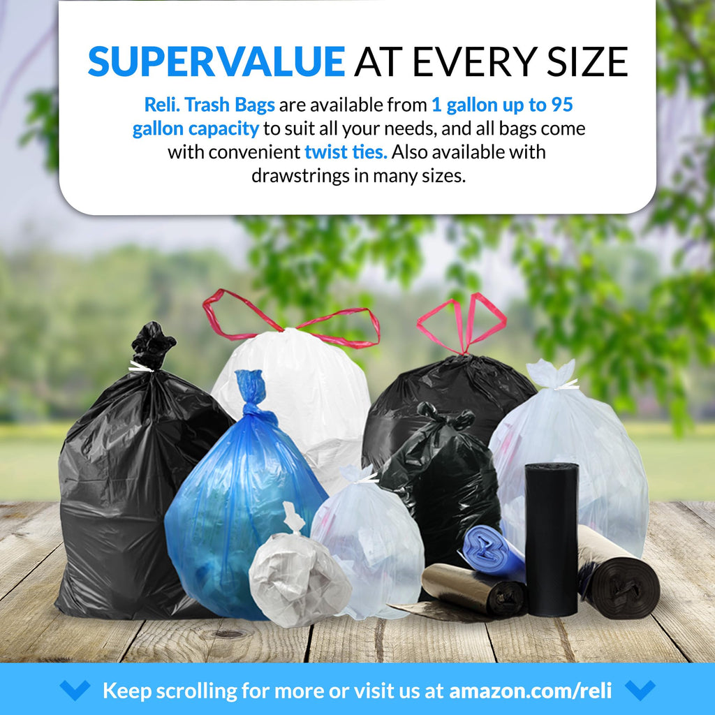 65 Gallon Heavy Duty Trash Bags F933