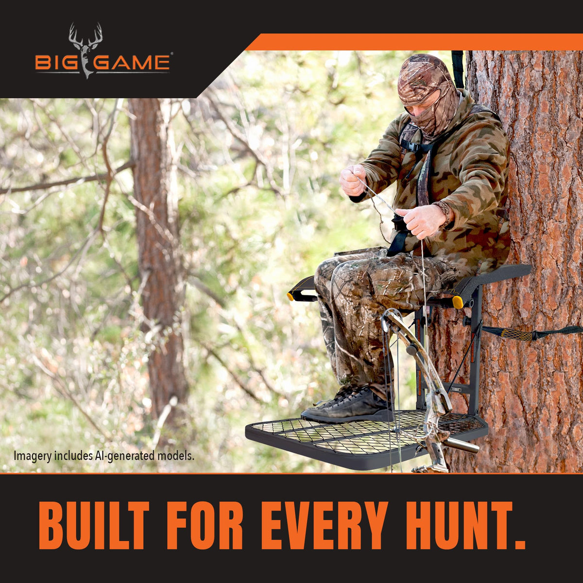 1-Person Hang-On Treestand with Seat L776737