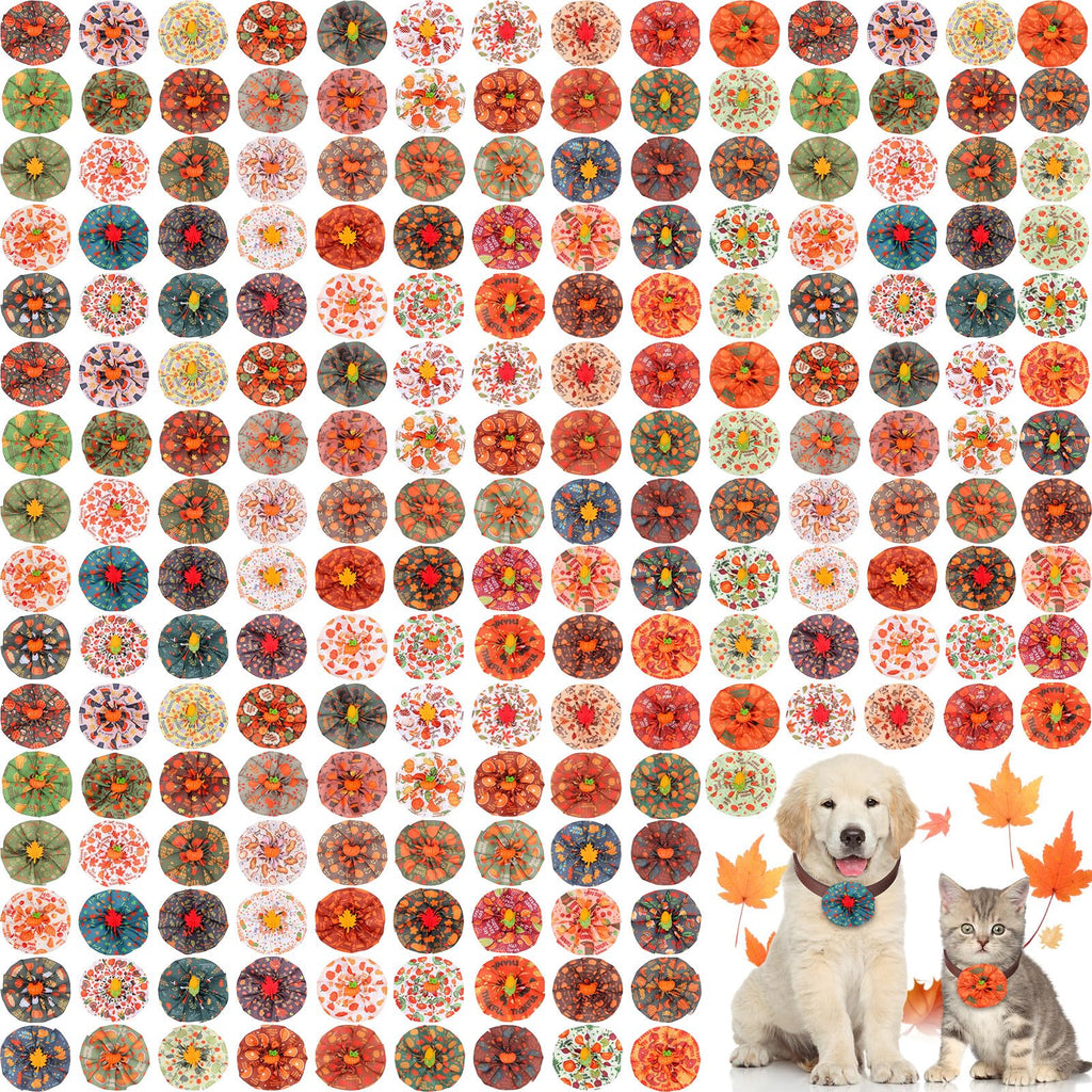 200 Pcs Fall Dog Collar Flowers Charms Bulk V441367